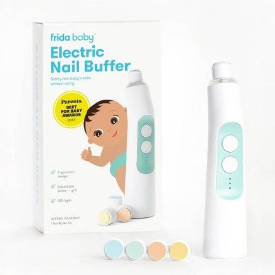 Frida Baby Electric Nail Buffer - Baby Nail File, Nail Clippers + Trimmer Kit - 4 Buffer Pads, LE... | Target