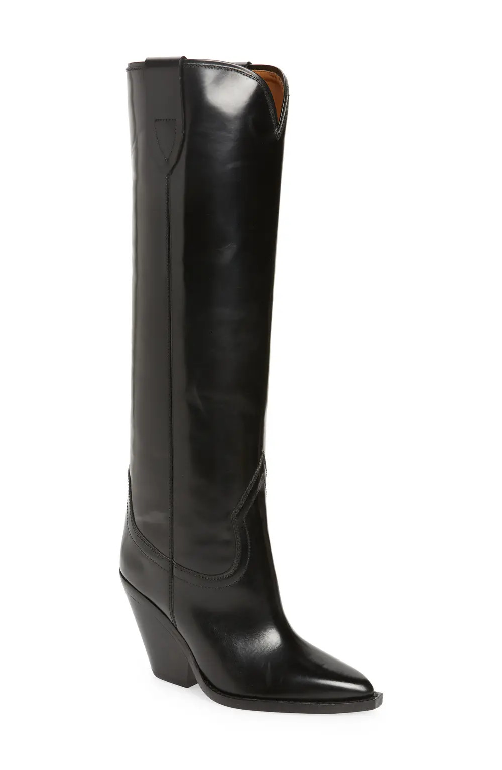 Isabel Marant Lomero Tall Western Boot, Size 6Us / 36Eu in Black at Nordstrom | Nordstrom Canada