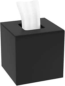 HIIMIEI Acrylic Tissue Box Cover 5.4x5.4x5.4'' Tissue Holder Napkin Dispenser for Home Office Res... | Amazon (US)