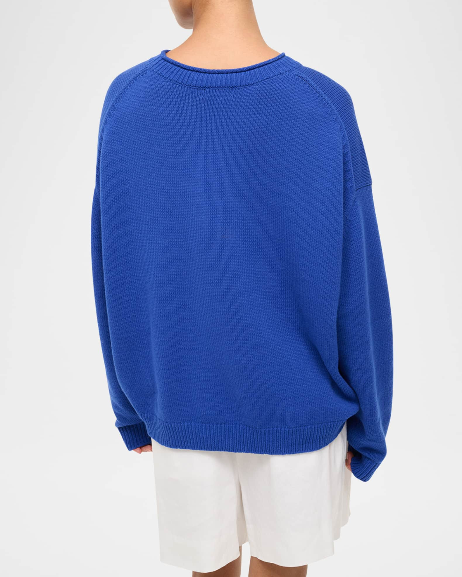 STAUD Giada Crewneck Sweater | Neiman Marcus