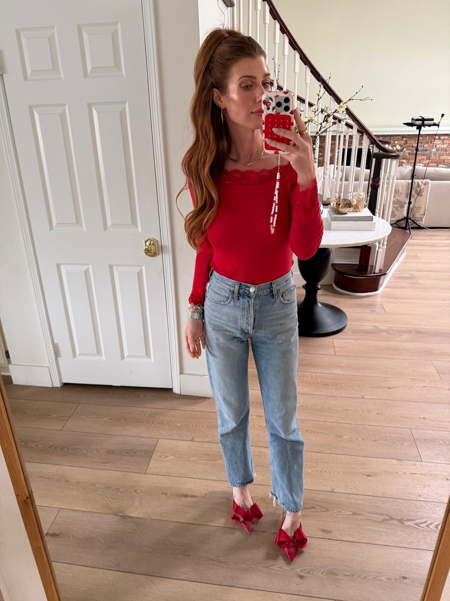 My cashmere blend top is on sale for $9?!?! On Amazon! Run! 

Valentines Galentines outfit

#LTKmomlife #LTKootd #LTKSeasonal