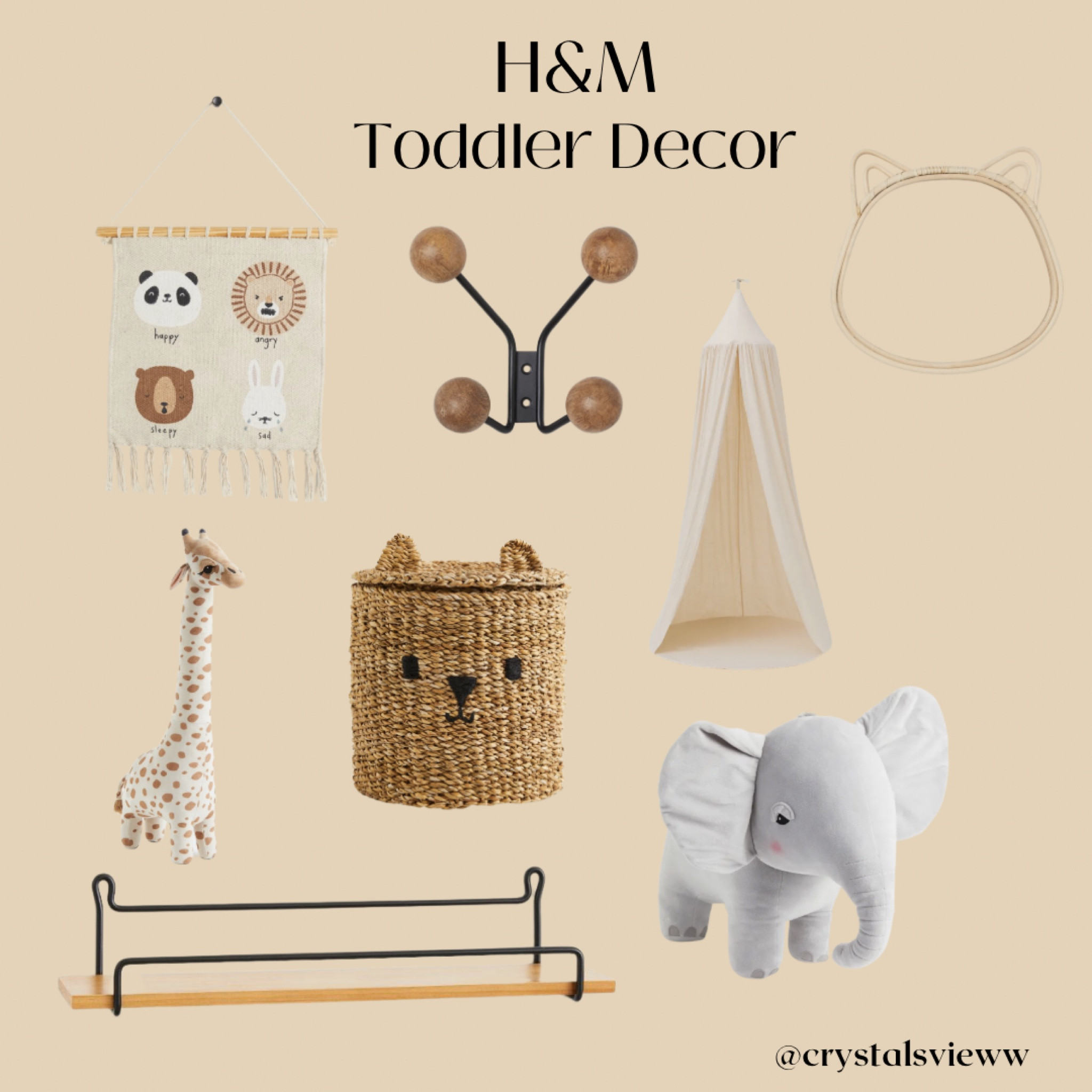 Toddler room decor. 🤎
Room decor, h&m decor, home decor, safari toys.

#LTKkids #LTKU #LTKhome
