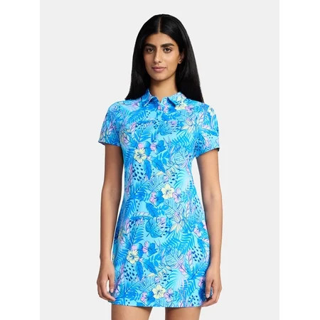 Birdie Bound Women's Active Polo Dress with UPF30+, 2-Piece, Sizes XS-2XL | Walmart (US)