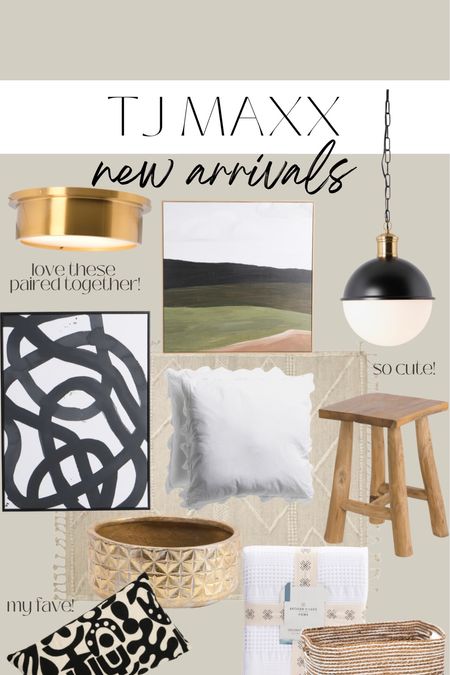 TJ Maxx just released new items and I’m obsessed! So many great times including a wood bath stool, wall art, pendant lights, throw pillows and more!

TJ maxx finds, TJ maxx new arrivals, home decor ideas, simple home decor, neutral home decor, modern home decor, indoor plant pot, throw blanket, woven basket, waffle blanket, area rug 

#LTKunder50

#LTKunder100 #LTKhome #LTKstyletip