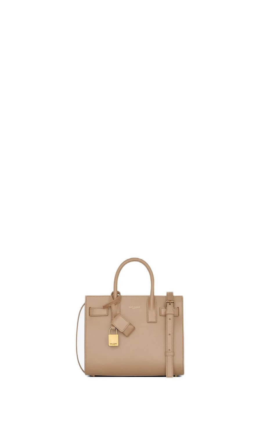 Saint Laurent Women's Ysl Sac De Jour Nano Bag in Dark Beige/Dark Beig | 39203502G9W2721 | LOZURI