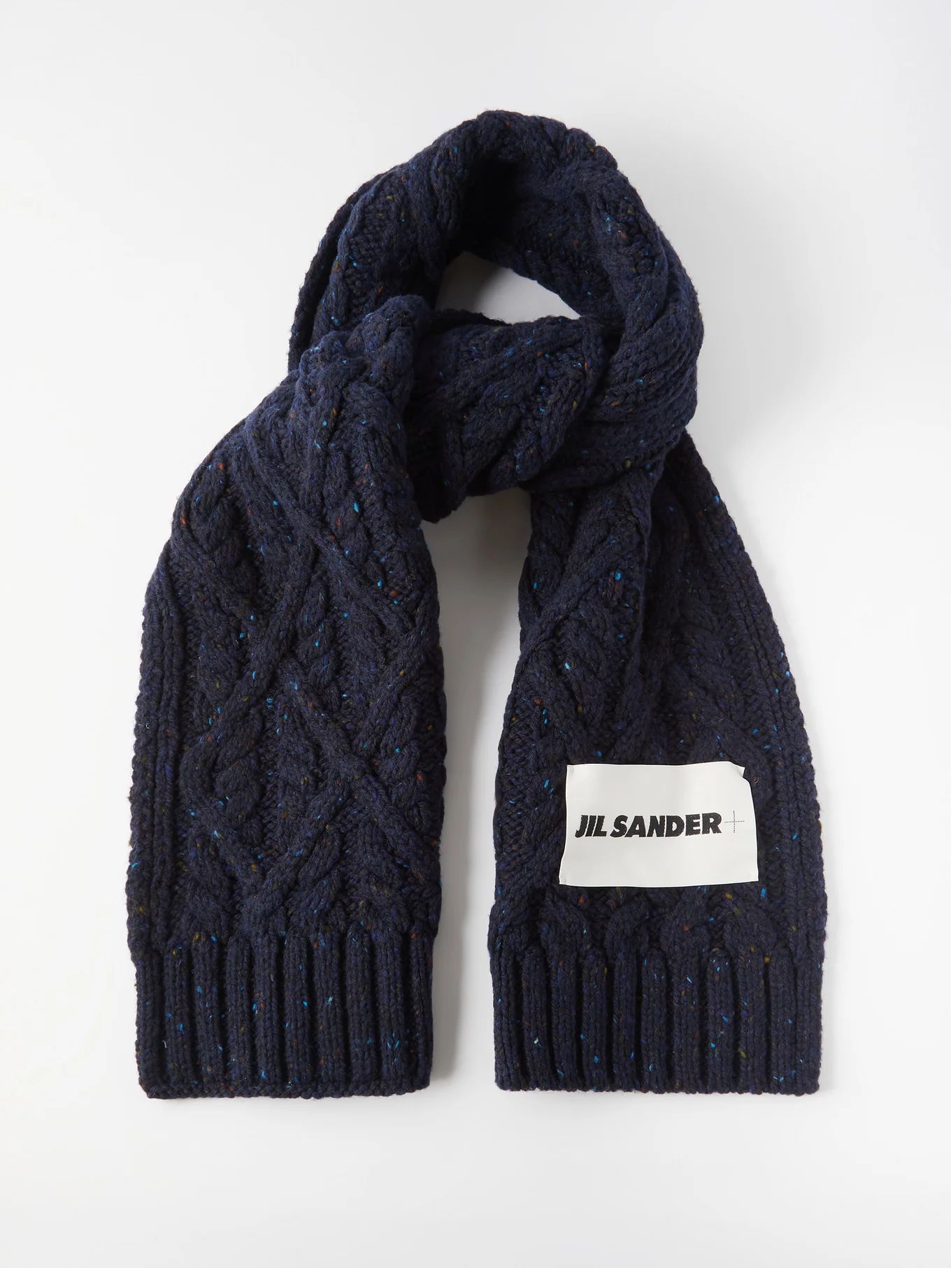 Cable-knit wool scarf | Jil Sander | Matches (US)