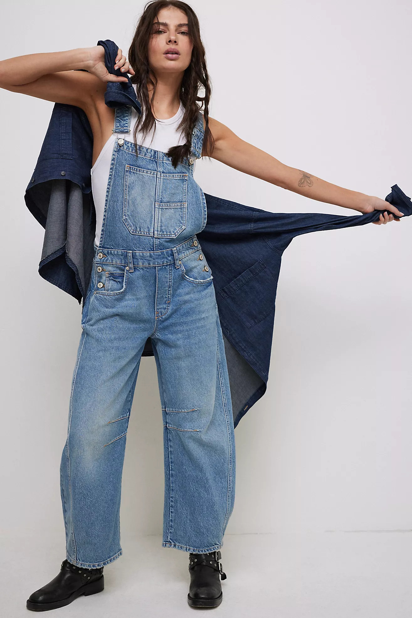 We The Free Good Luck Barrel Overalls | Free People (Global - UK&FR Excluded)