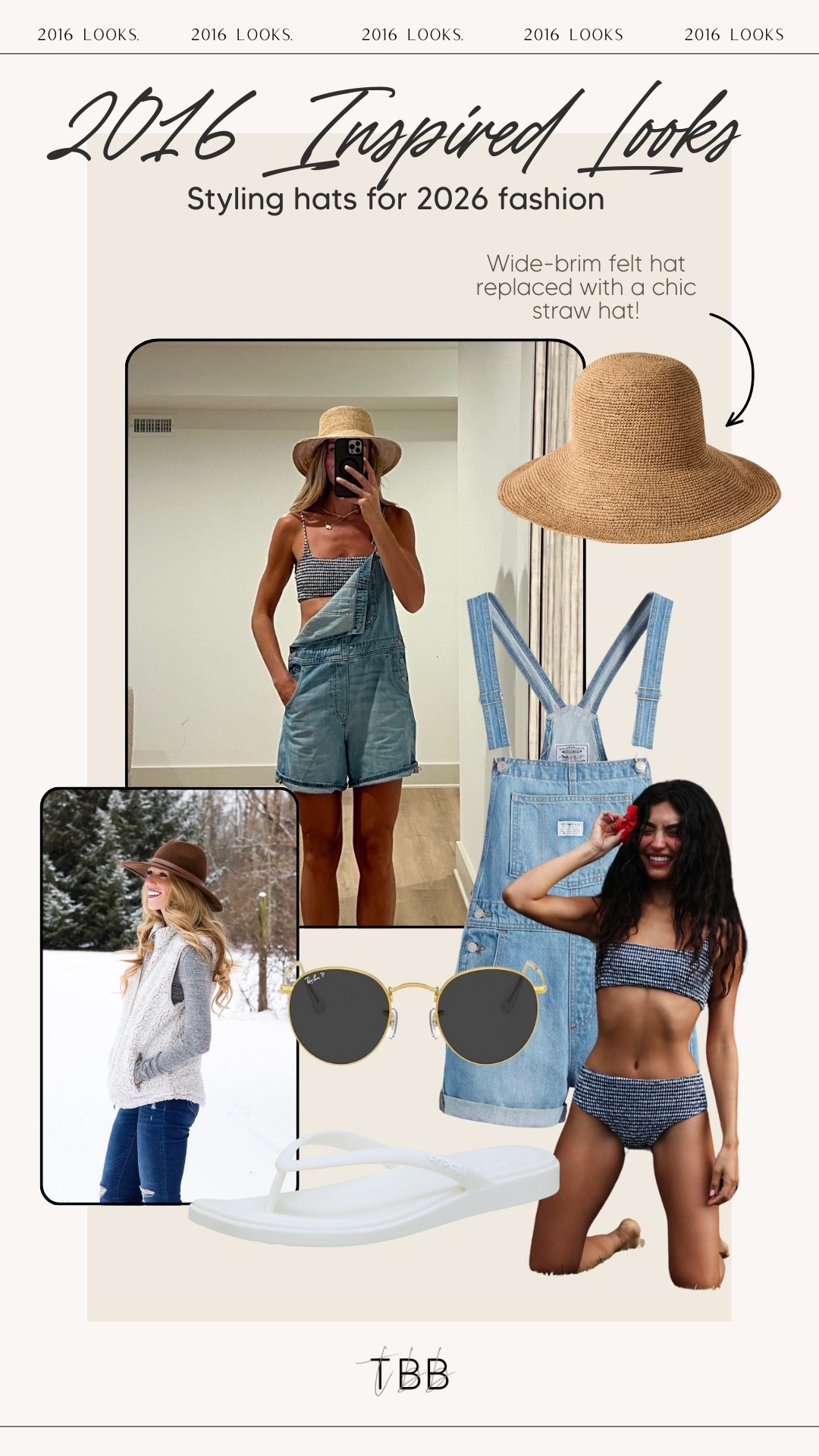 Heard 2026 is the new 2016. Loving this straw hat for a more chic version of 2016 wide-brim hats!

#LTKootd #LTKTall