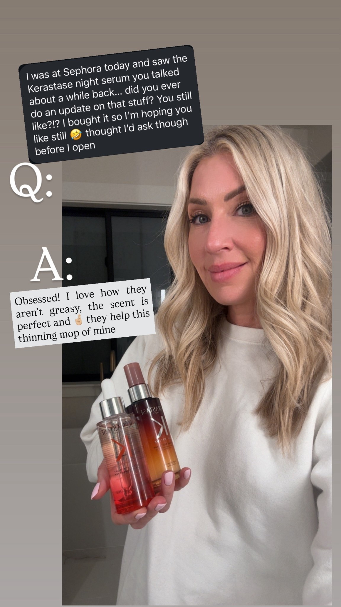 Kerastase hair serum 
Hair growth 
Hair health 
Use before bed! 

#LTKFindsUnder100 #LTKOver40 #LTKBeauty