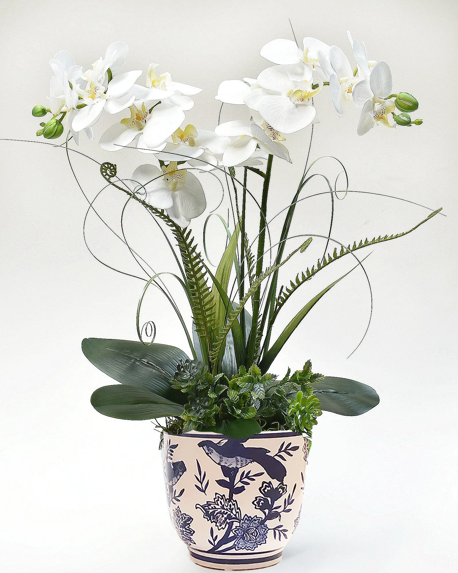 Red Barrel Studio® Faux Silk Orchid Arrangement | Wayfair | Wayfair North America