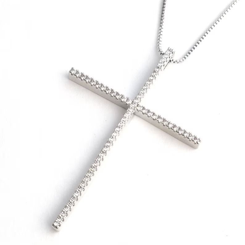 Xxl Cross Necklace 3 INCH CROSS - Etsy | Etsy (US)