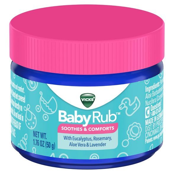Vicks BabyRub Chest Rub Soothing Ointment - 1.76oz | Target