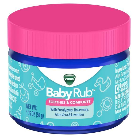 Vicks BabyRub Chest Rub Soothing Ointment - 1.76oz | Target