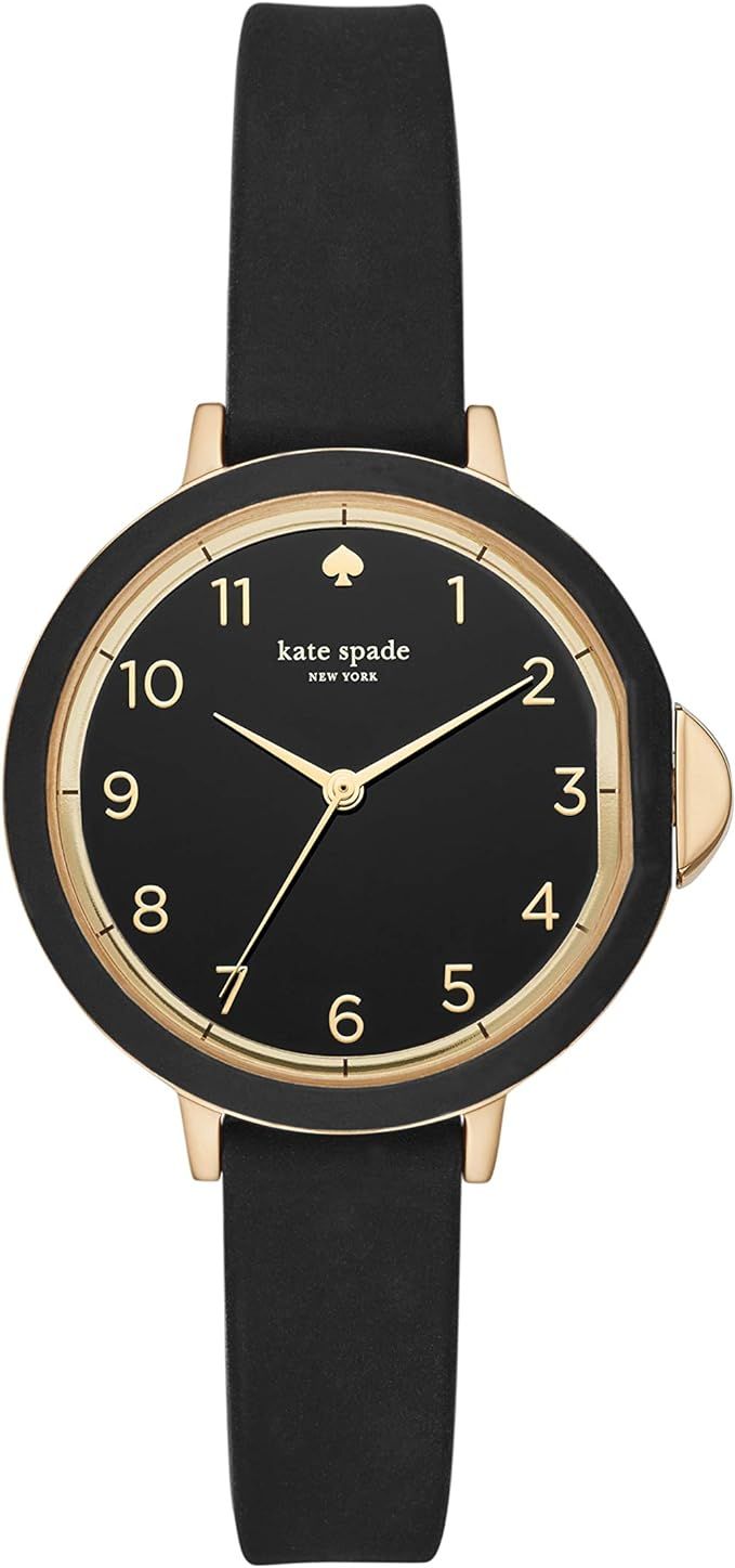 Kate Spade New York Women's Park Row Stainless Steel and Silicone Quartz Watch | Amazon (US)