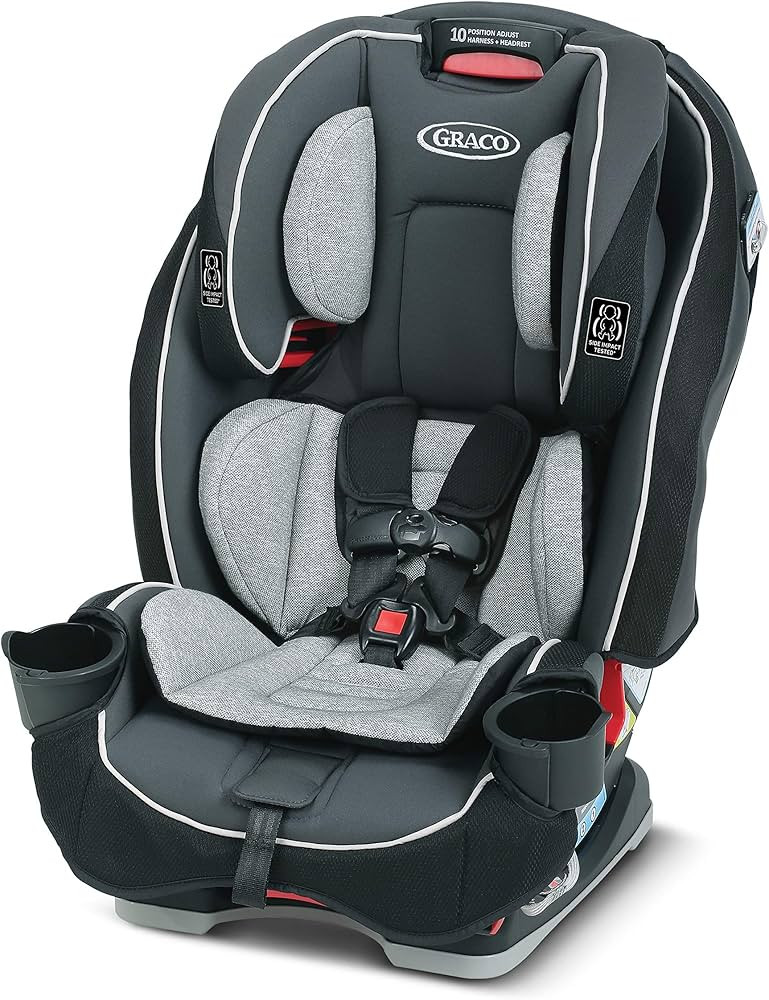 Graco SlimFit 3-in-1 Convertible Car Seat, Ultra-Space-Saving Design, Darcie, Suitable for Rear a... | Amazon (US)