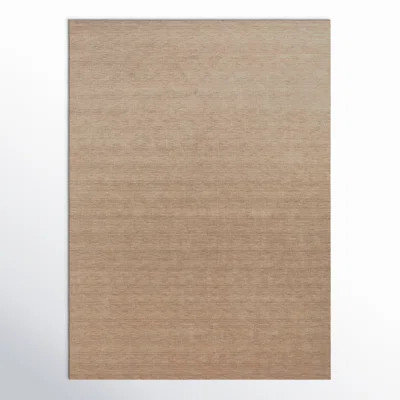 Ameia Contemporary Wool Rug, Beige, 3''-6" X 5''-6" Area Rug | Wayfair North America