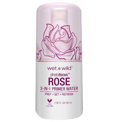 Wet n Wild Photo Focus Primer Water - Rosè Addiction - 1.52 fl oz | Target