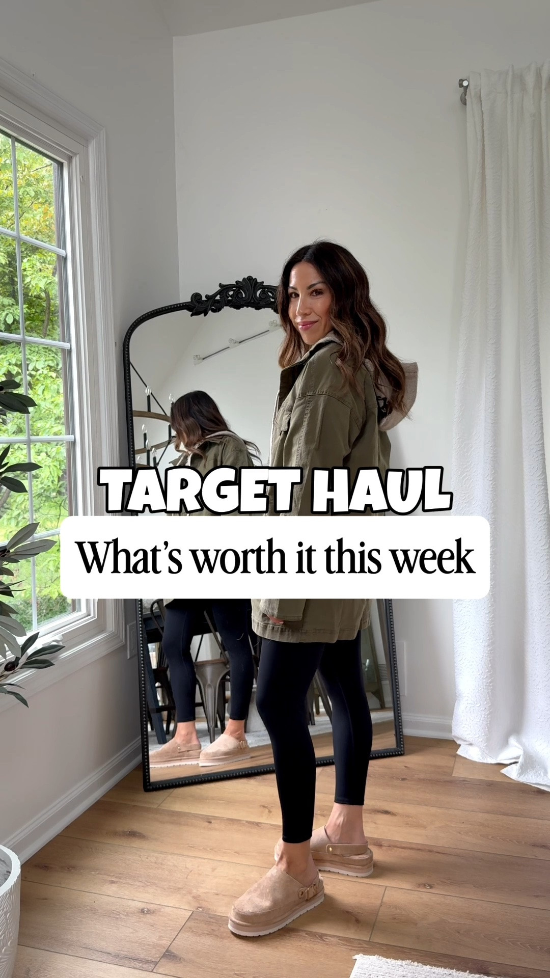 Target haul! To be honest, some of these early fall outfits  were totally different than what I was expecting but still really good. Highlights for me? The oversized fall jacket, skull sweater, and that gray long sleeve tee. Solid girls! And I may or may not have already filled another Target cart for next week. There is some good stuff lately! @Target #ad

Utility jacket XS. Skull sweater XS hoodie small. Tees small. Burgundy pants XS. Leggings small. Clogs TTS. 

Target style. Target fashion.

#LTKOver40 #LTKPetite