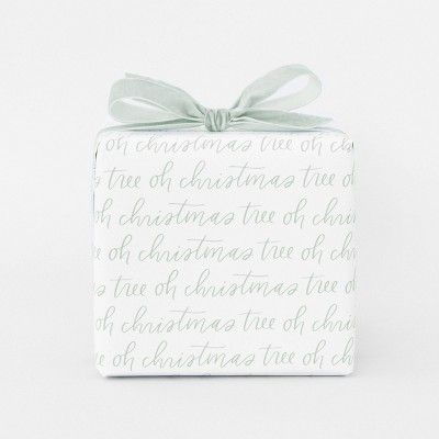 30 sq ft Oh Christmas Tree Gift Wrap Mint- Sugar Paper™ + Target | Target