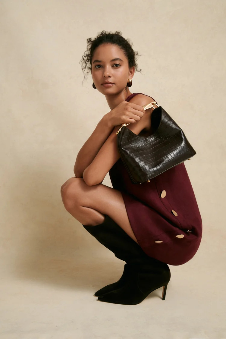 Dark Brown Small Boomerang Bag | Tuckernuck (US)