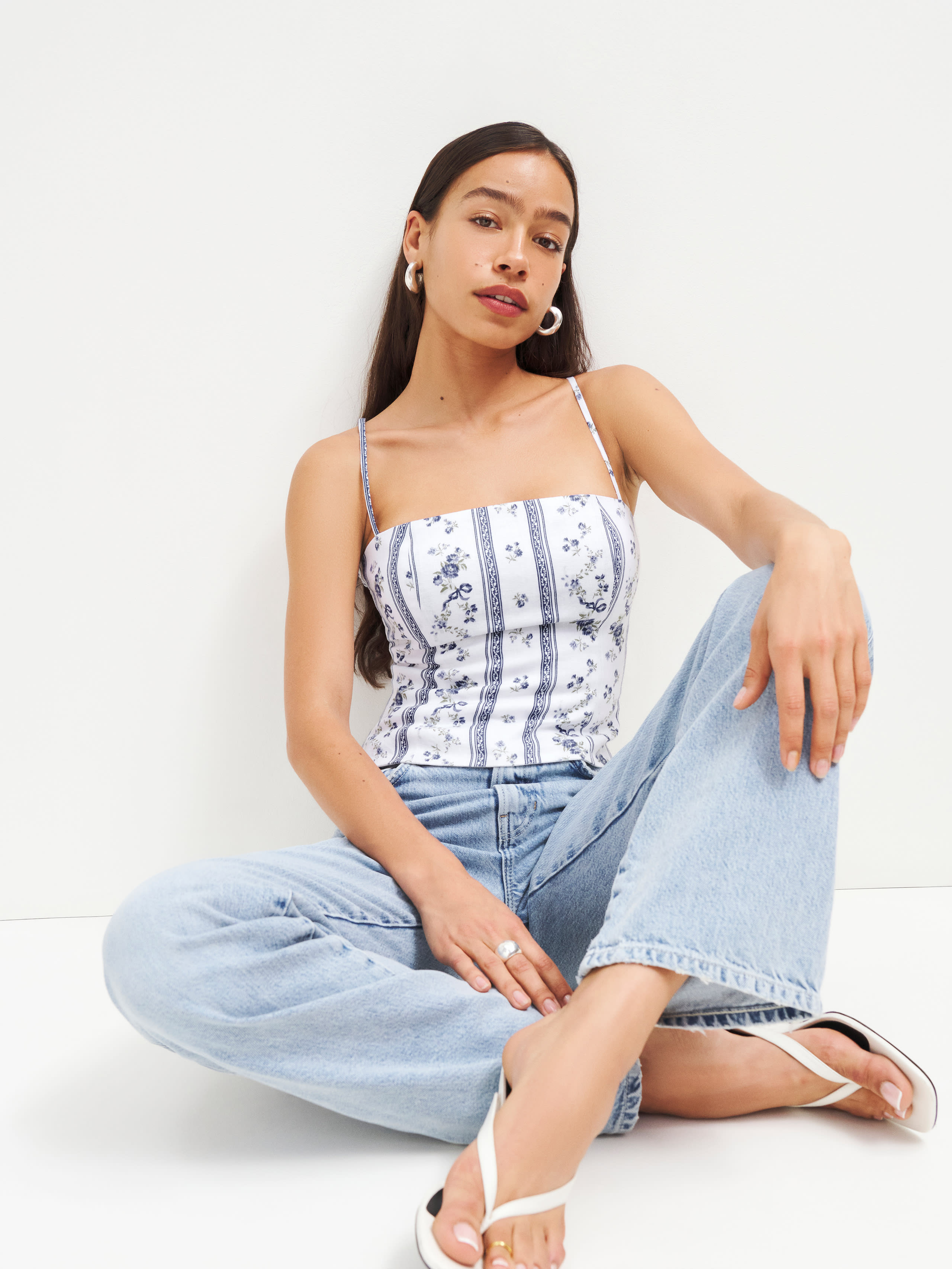 Overland Linen Top | Reformation (Global)