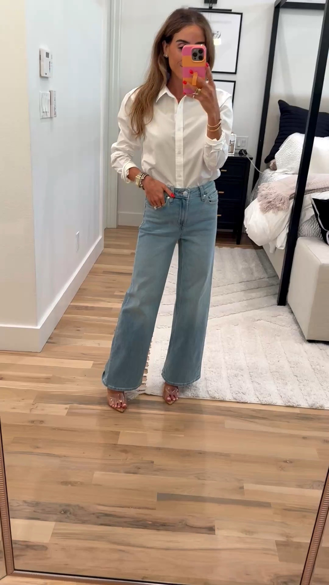 My sister just got these $50 petite friendly jeans that you have to get! Size 24 with a white button down shirt in size xs

#LTKOver40 #LTKPetite #LTKootd