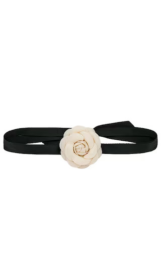 Flower Choker in Black & White | Revolve Clothing (Global)