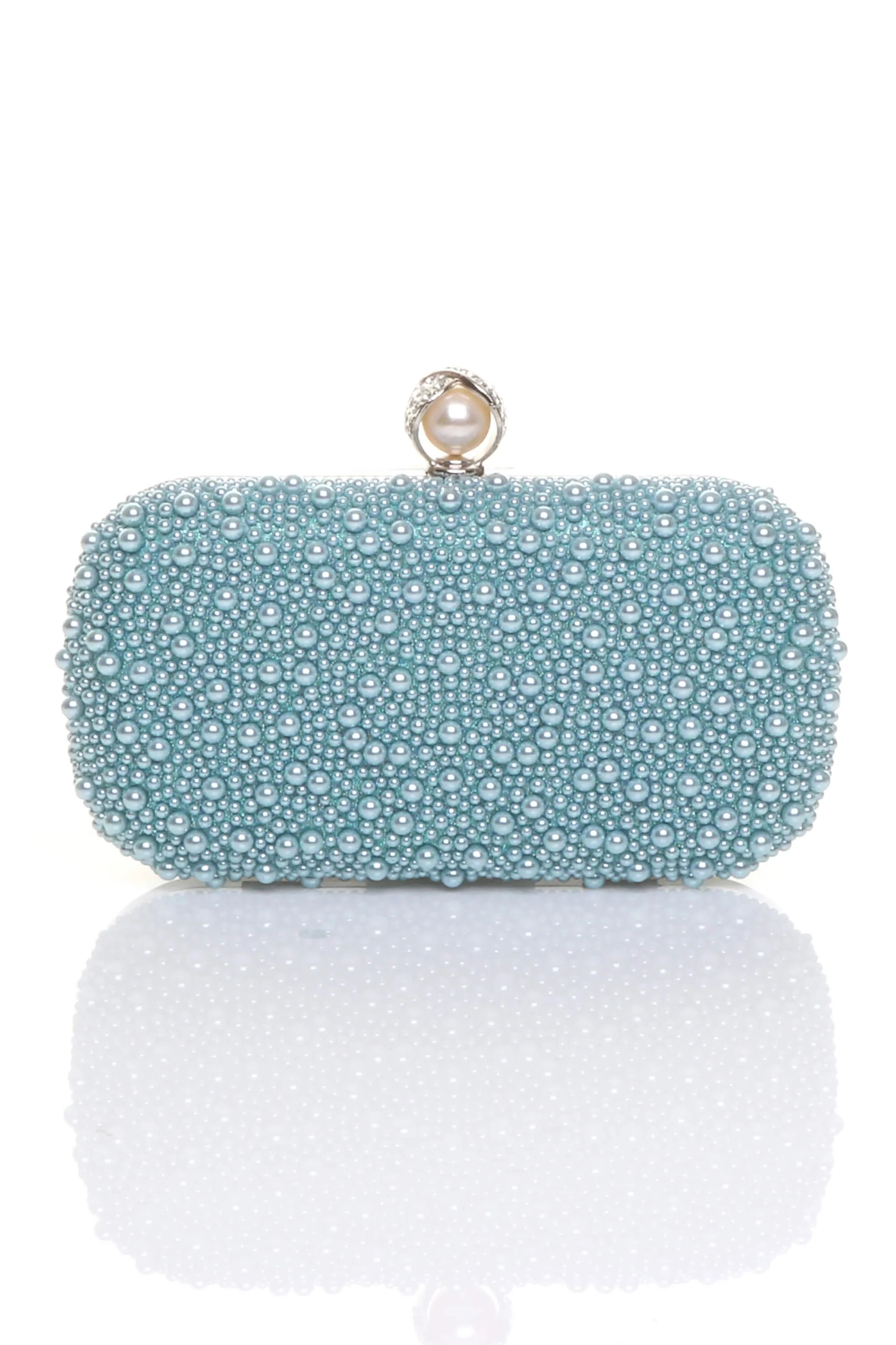 Bags & Purses | Evening Pearl Beaded Satin Bridal Wedding Prom Party Bag | AJVANI | Wallis UK