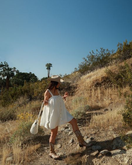 Stagecoach inspo during Coachella season. Loving this dress, I’m in a size M, runs TTS. And I actually found these boots for sale (I’ve had them for 10+ years) 

#LTKFestival #LTKSeasonal