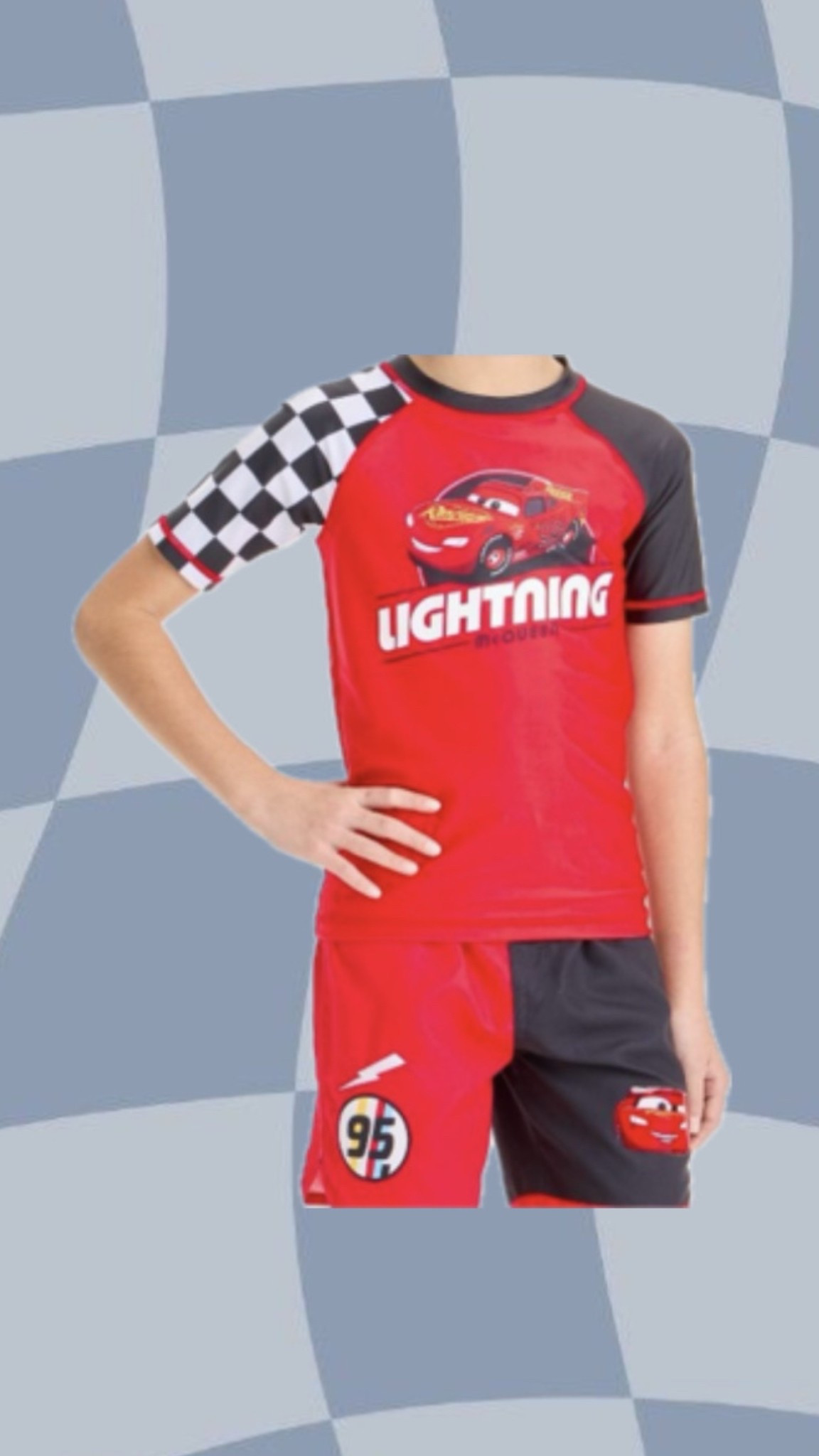 Cars Rash guard and trunk shorts ⚡️🚘🏁