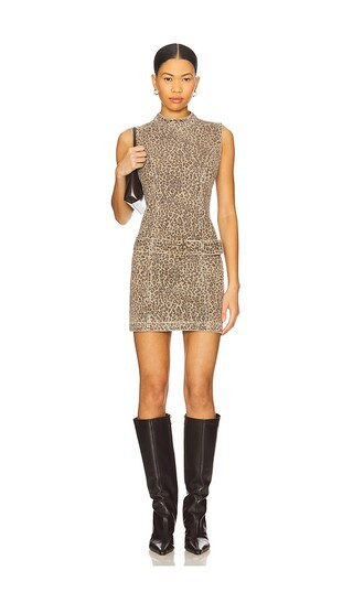 Anouk Mini Dress in Animal | Revolve Clothing (Global)