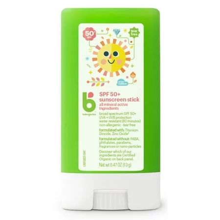 Babyganics Sunscreen Stick 50 SPF, .47oz, 2 Pack | Walmart (US)