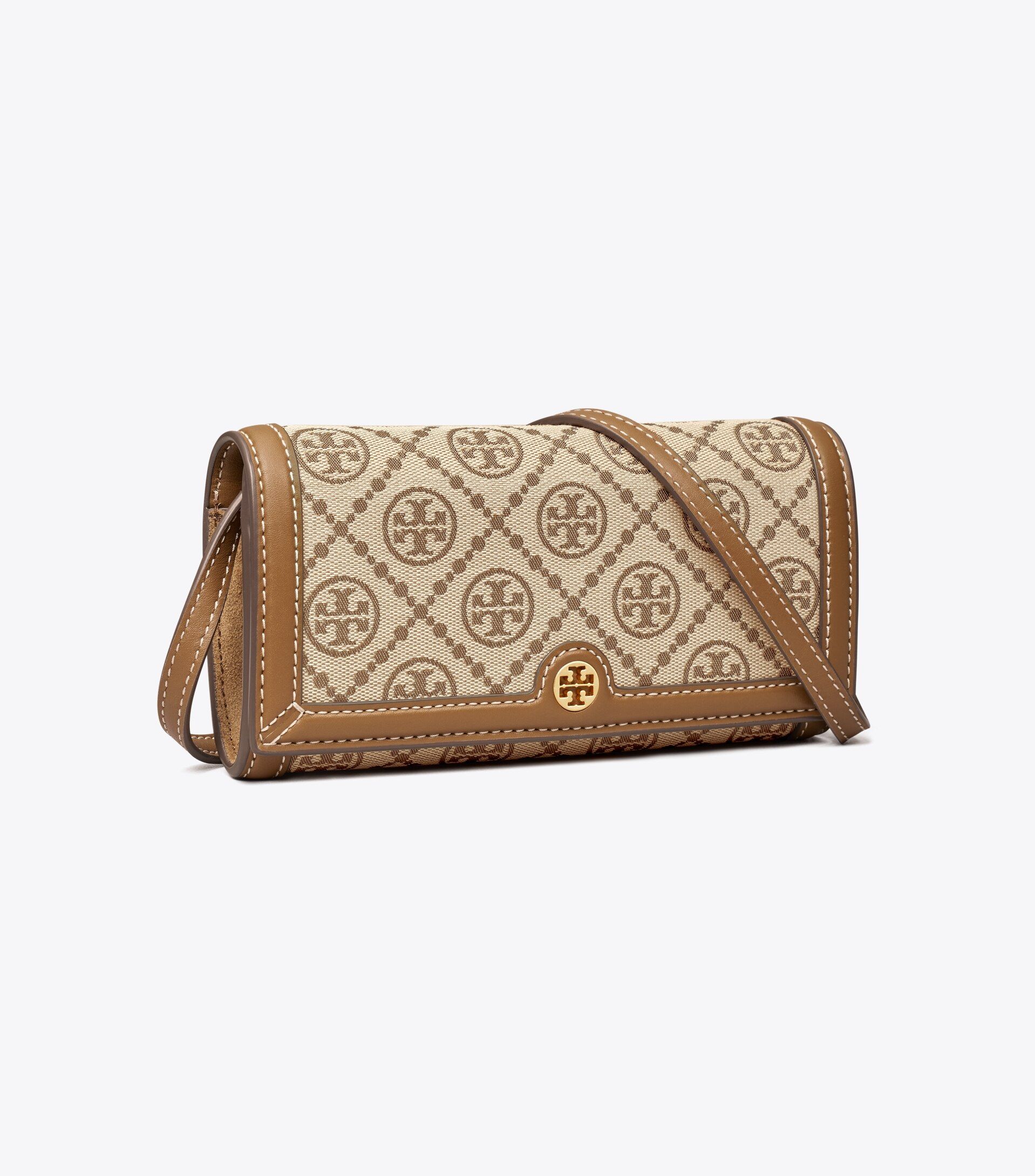 T Monogram Wallet Crossbody: Women's Designer Mini Bags | Tory Burch | Tory Burch (US)