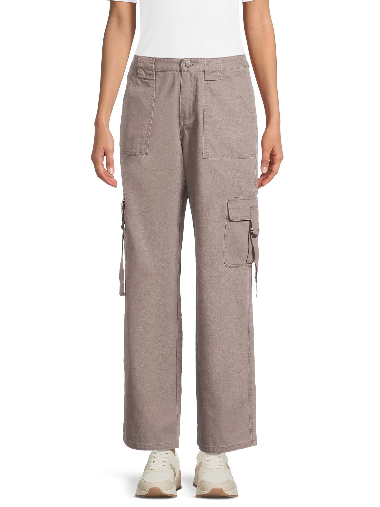 Tinseltown Juniors Twill Cargo Pants, 32" Inseam, Sizes XS-XXXL | Walmart (US)