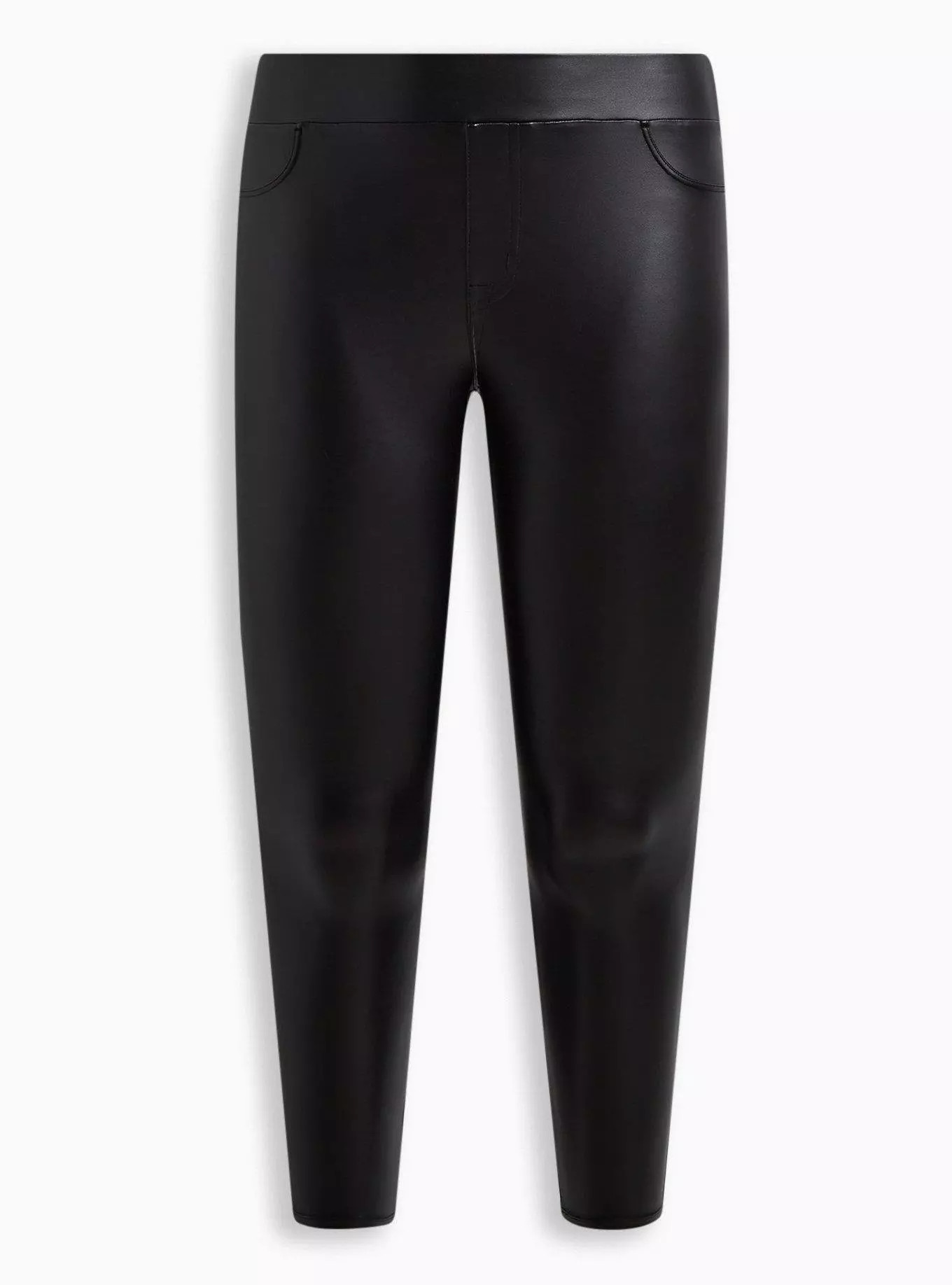 Full Length Signature Waist Faux Leather Faux Pocket Legging | Torrid (US & Canada)