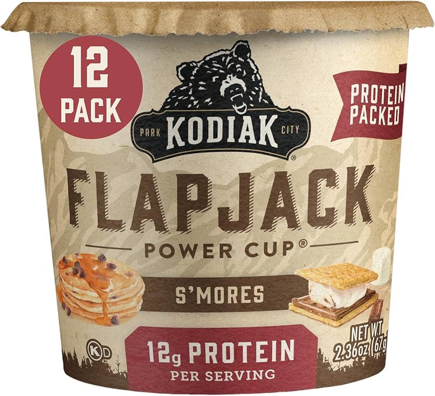 Kodiak Cakes Pancake On the Go, S'mores, 2.36 oz (Pack of 12) | Amazon (US)