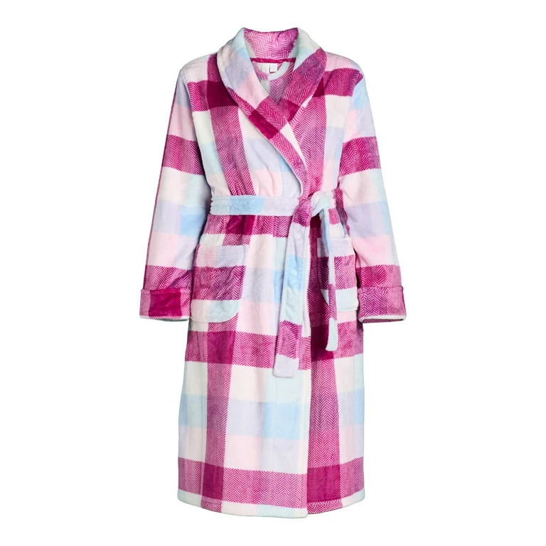 Joyspun Women's Plush Robe, Sizes S to 3X - Walmart.com | Walmart (US)