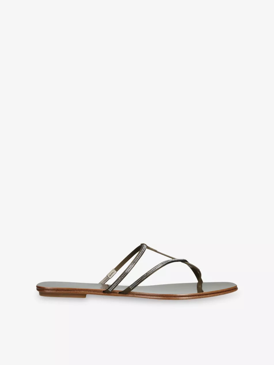 Estee Leather Sandals | Selfridges