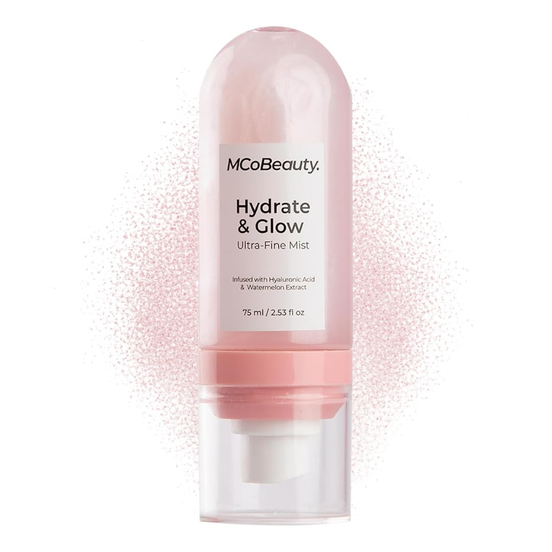 MCoBeauty Hydrate & Glow Ultra-Fine Mist - Shimmering Face & Body Spray, Vegan, Cruelty Free Cosmetics | Amazon (US)