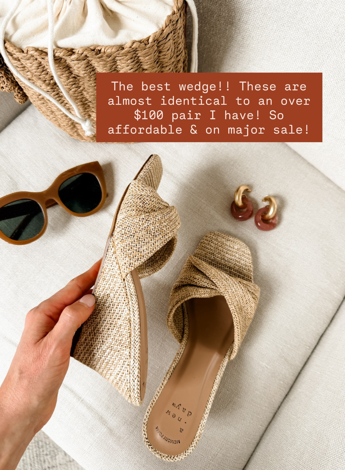 If you're needing a wedge for the summer, this should be it! It's super comfortable, and is almost identical to a pair I have and love that is over $100. And, it's even on sale!

Loverly Grey, Target sale, summer wedges, summer shoes, sandals 

 #LTKSeasonal #LTKSaleAlert