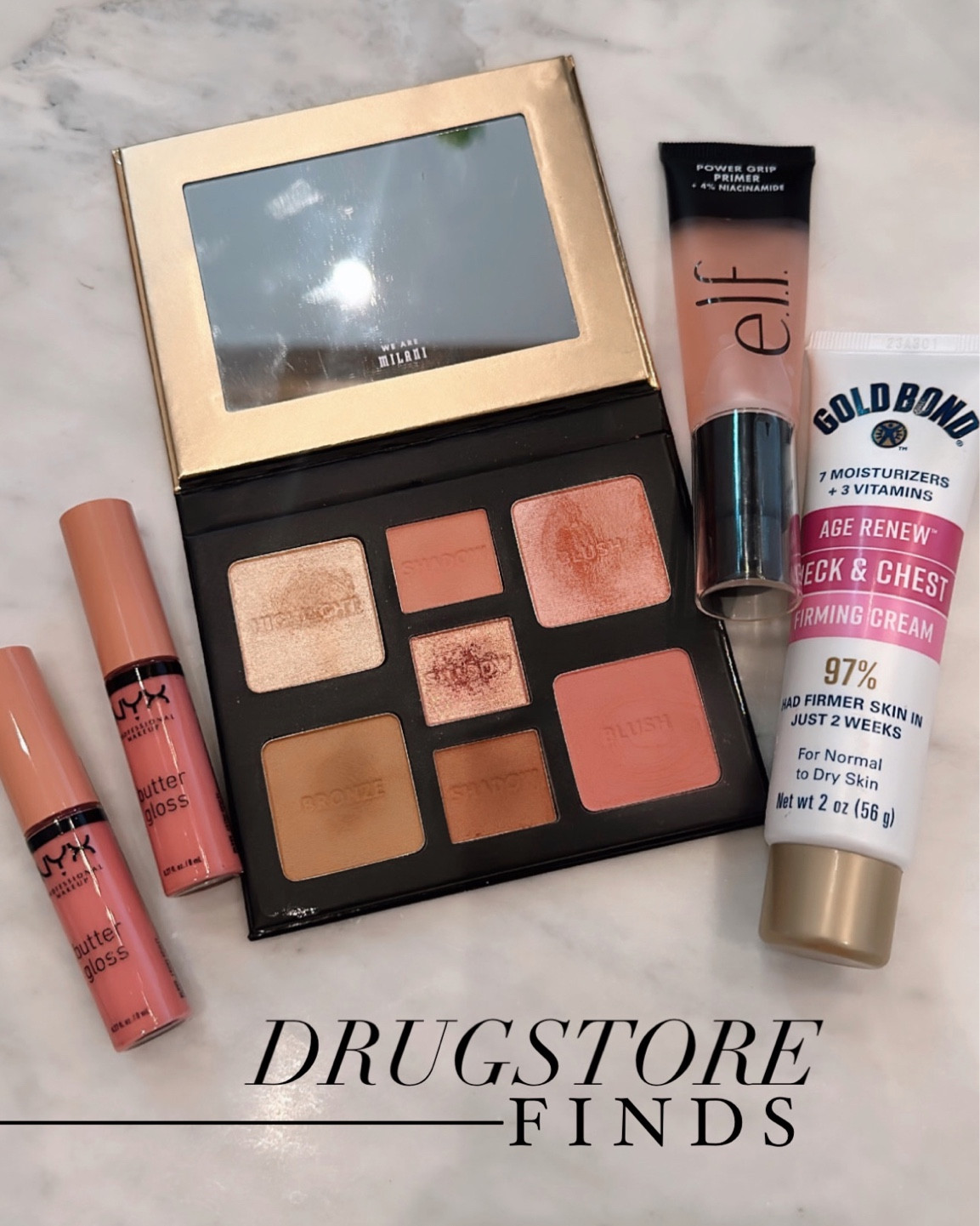 Drugstore finds!🫶🏼
Lipgloss shade: Creme Brûlée 



#LTKstyletip #LTKunder50 #LTKbeauty