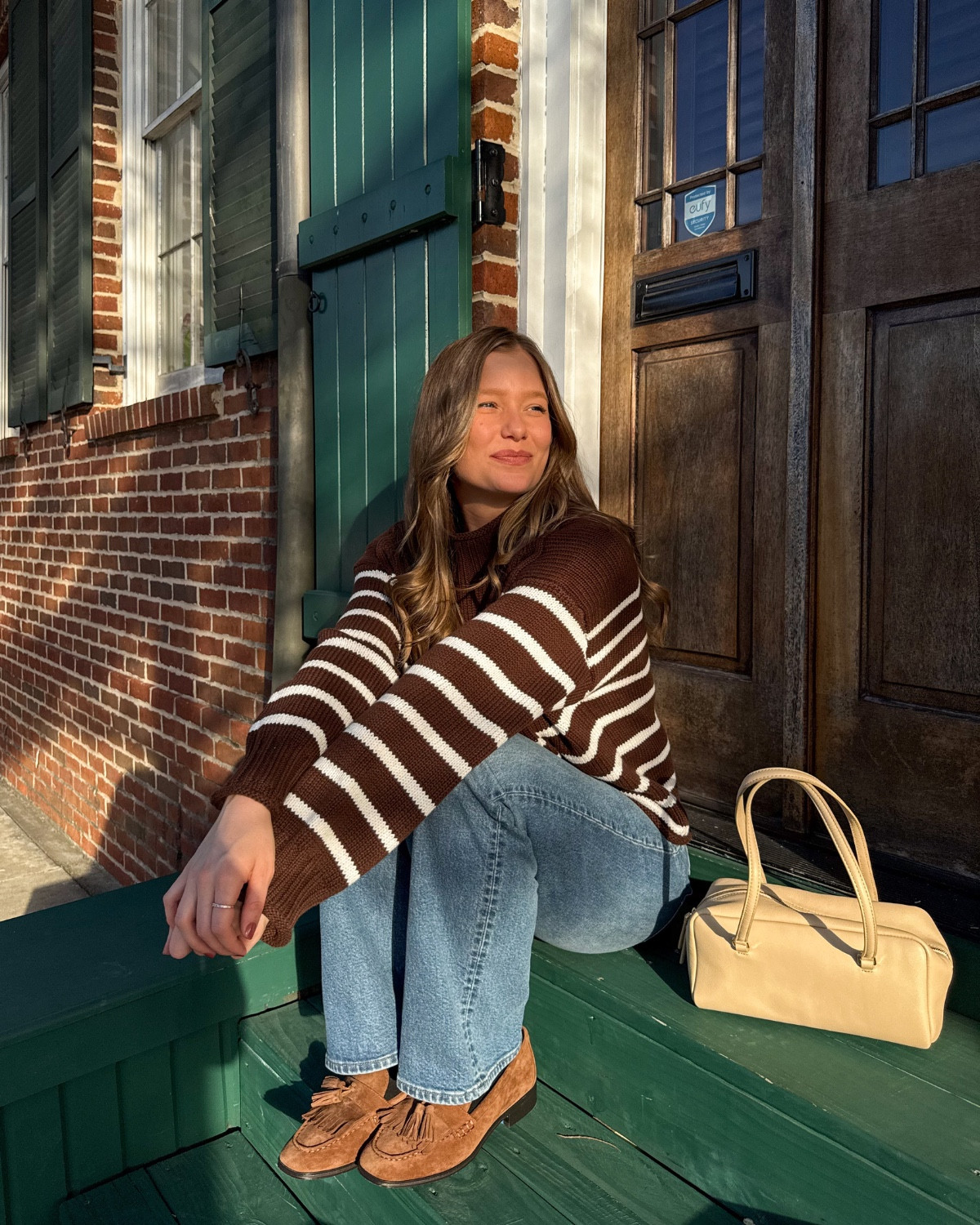 A golden Autumn in the city with @jcrew 🍂This is for the Autumn girlies who romanticize crisp mornings on the Upper West Side—where the air smells like a well-read book and fresh bagels. Where a brisk walk through tree-lined streets, with golden leaves and charming townhomes, feels like a nostalgic scene from You’ve Got Mail. This is for the ladies who believe a walk through Riverside Park is incomplete without a rollneck sweater, a warm latte, and maybe… just maybe… a bouquet of freshly sharpened pencils. For the ones always looking for an opportunity to wear their suede loafers and ruffle socks. This is for the ladies who love an outfit that is classic, intelligent, and effortlessly chic—just like Kathleen Kelly. For my fellow Fall girlies who always find themselves  reaching for a timeless staple when getting dressed: corduroy jackets, classic navy blazers, a good graphic tee, vintage-wash denim and all the cozy knit sweaters. Layered skirts and cardigans? The perfect outfit for bookshop browsing and mornings at the farmers market. This is for those who know that good style, like a good story, stands the test of time. A little bit Ivy League. A little bit bookstore owner. Always romantic with a dash of nostalgia. This is for you, my Autumn girlies—living your best lives one crisp, golden hour stroll at a time. 🍂

#injcrew #ad

fall fashion, jeans, womens fashion, ootd, new york style, cardigan, sweater, rollneck sweater, denim, straight leg jeans, suede boots, ball cap, new england autumn, city style, ivy league, preppy, timeless, classic, college outfit, mom outfit, cropped jacket, loafers, 


#LTKStyleTip #LTKSeasonal #LTKFindsUnder100