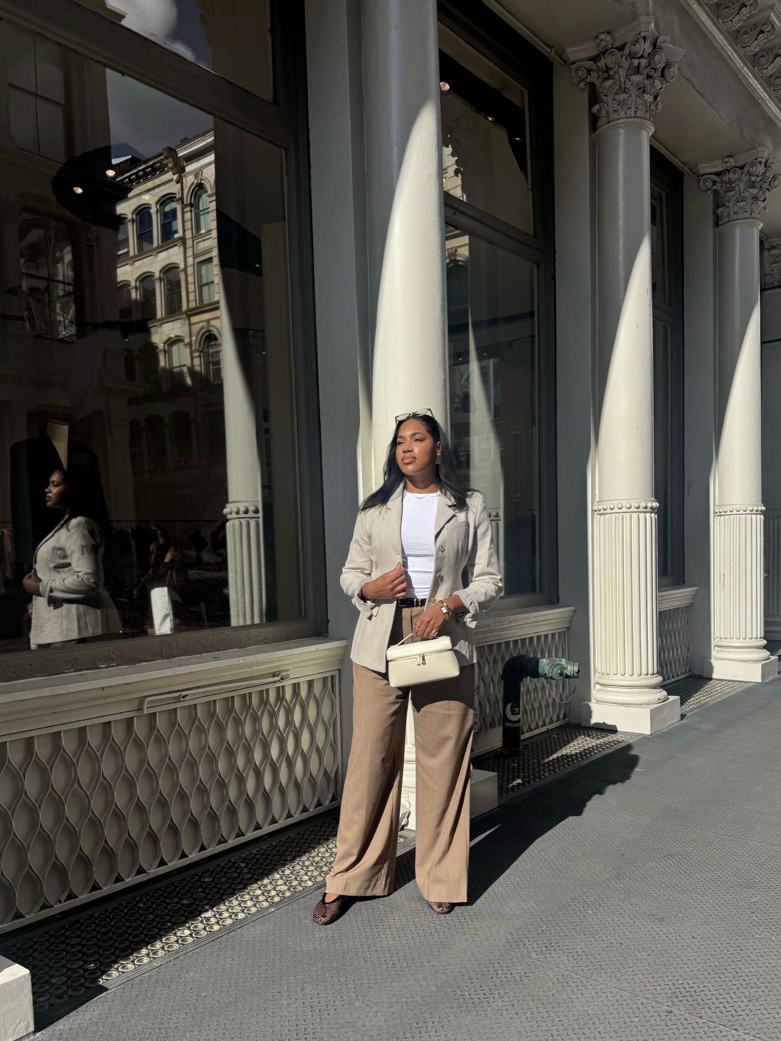 My last warmer fall weather outfit ☺️🍂 I’m obsessed with fall fashion! Y’all, this blazer and pants combo — and that belt and bag?! Too cute together! The best part… it’s tall-girl friendly! 🙌🏽

#LTKBeauty #LTKTall #LTKStyleTip