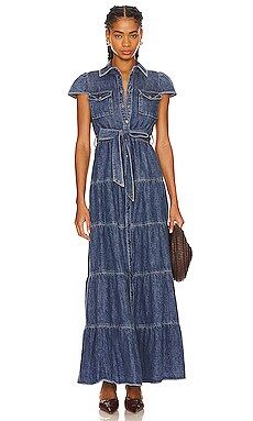 Miranda Maxi Denim Dress
                    
                    Alice + Olivia | Revolve Clothing (Global)