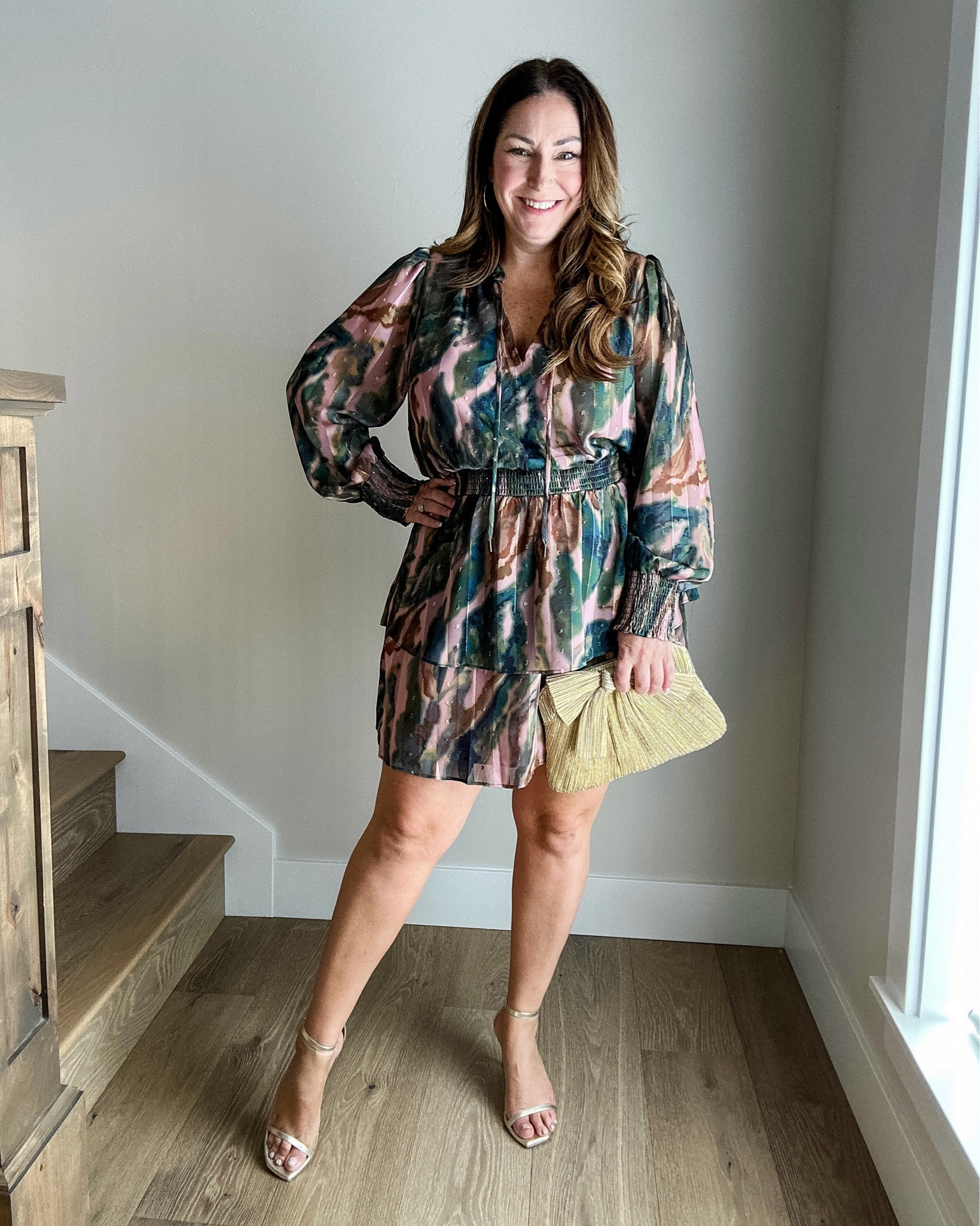 Nordstrom Long Sleeve Mini Dress perfect for dressy occasions

Fit tips: Dress size up if in between, prefer XL

#NordstromParter @nordstrom #ad Nordstrom fashion, fall dress, fall outfit, date night dress, event dress, concert outfit, occasion dress, wedding guest dress, long sleeve, chiffon, ruffle sleeve, adjustable waist, elastic waist, TheRecruiterMom

#LTKOver40 #LTKMidsize #LTKStyleTip