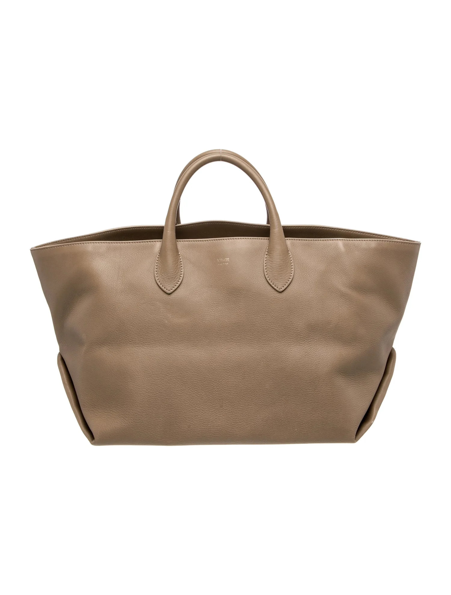 Khaite Leather Tote - Brown Totes, Handbags - KHAIT91083 | The RealReal | The RealReal