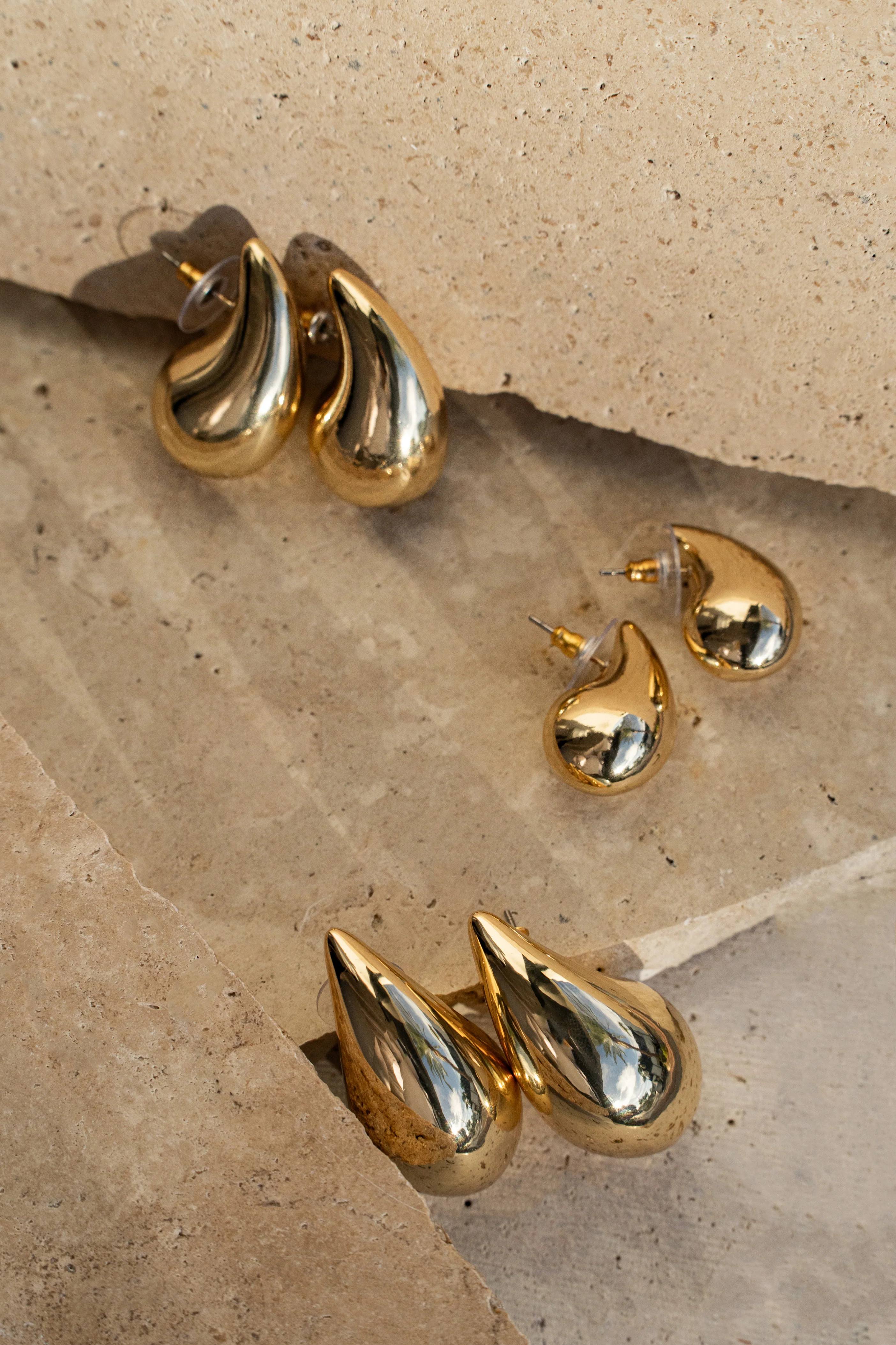 Gold Juli Earring Set | JLUXLABEL
