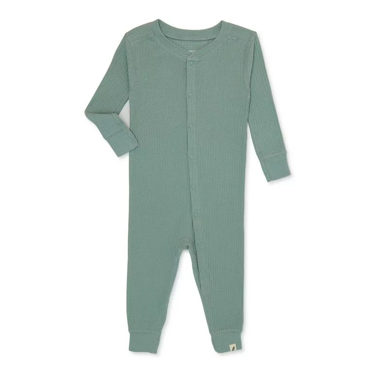 easy-peasy Baby Unisex Organic One-Piece Pajamas Sleeper, Sizes 12M-24M | Walmart (US)