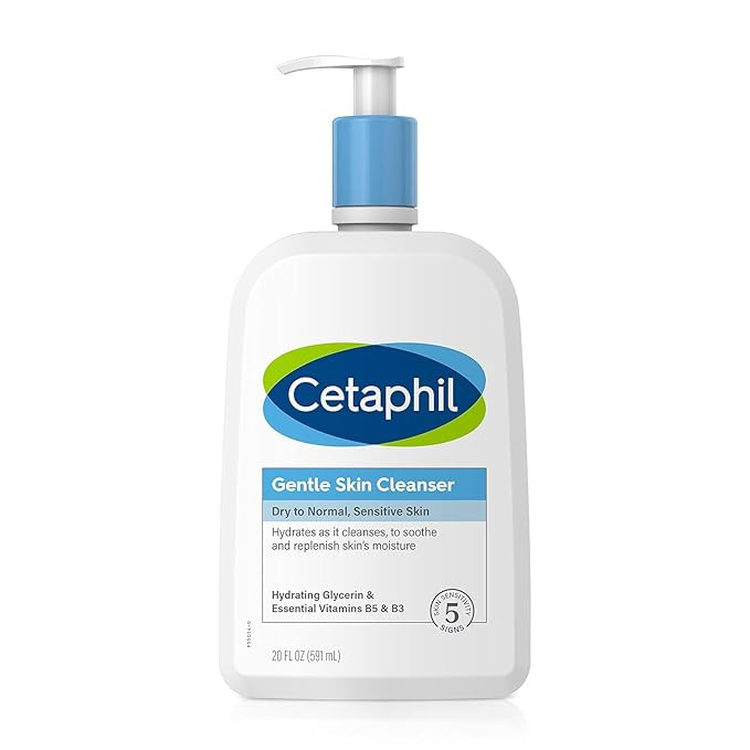 Cetaphil Face Wash, Hydrating Gentle Skin Cleanser for Dry to Normal Sensitive Skin, NEW 20oz, Fr... | Amazon (US)