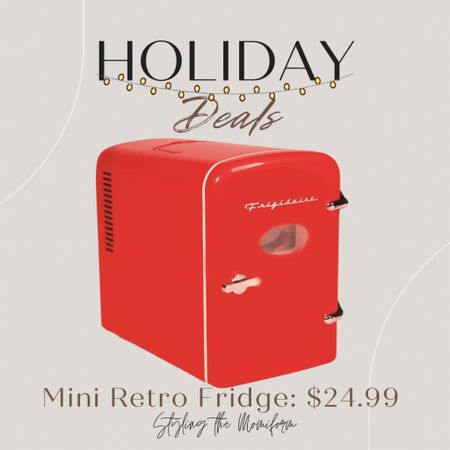 Teen gift? College student? Beauty storage?! Mini retro fridge down to $24.99

#LTKGiftGuide #LTKHoliday #LTKsalealert